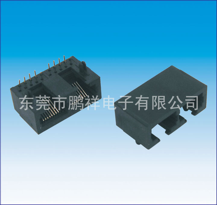 RJ45系列，1X2 雙口RJ45