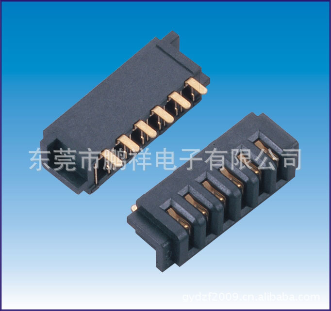 2500系列，2.5mm間距電池座母座SM
